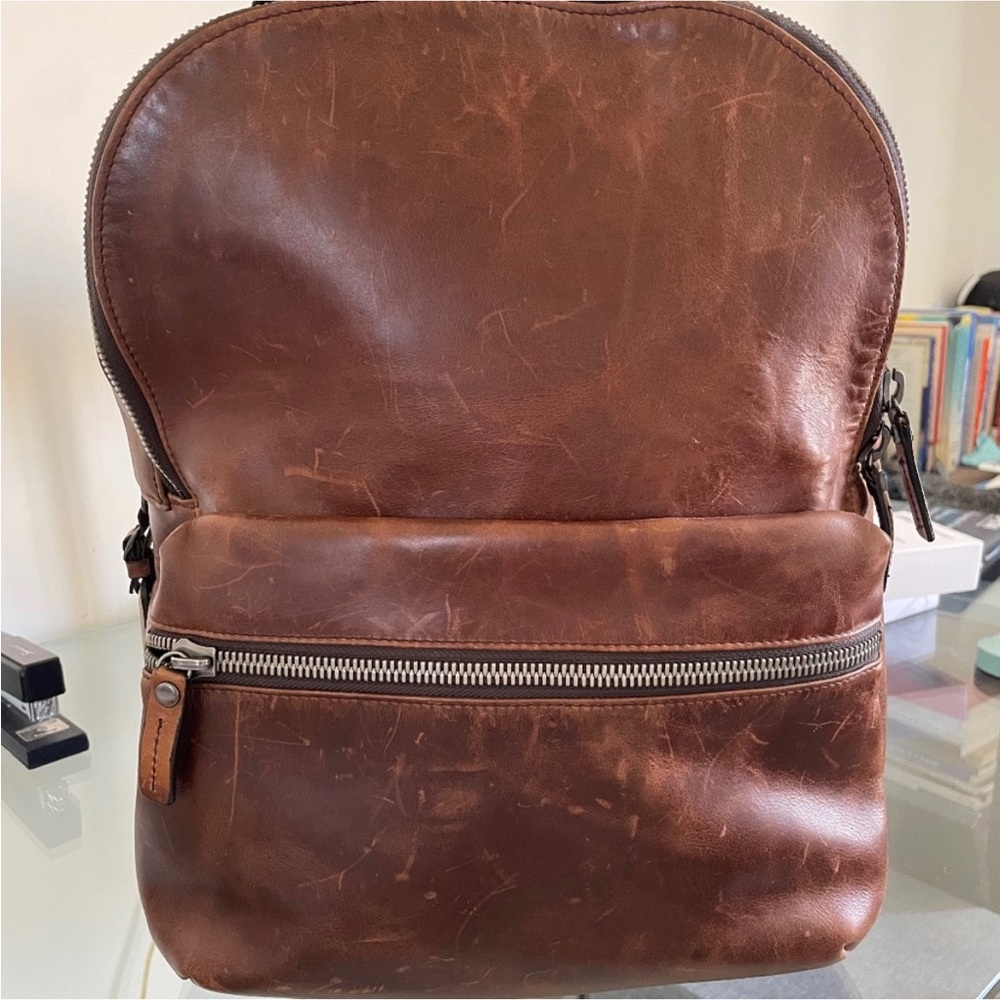THE RUNWELL BACKPACK BY SHINOLA - BROWN  Navigator LEATHER